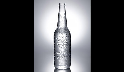 広告撮影用透明ボトルの製作